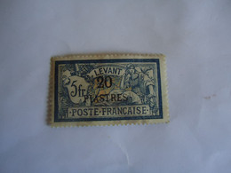 LEVANT   FRANCE  USED  STAMPS 5FR OVERPRINT - Other & Unclassified