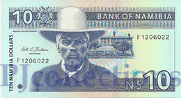 NAMIBIA 10 DOLLARS 1993 PICK 1a UNC PREFIX "A" - Namibia