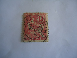 CHINA  FRANCE  USED STAMPS  10C  WITH  POSTMARK 1903 - Other & Unclassified