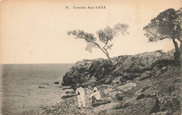 CPA NOUVELLE CALEDONIE - Corniche Anse Vata - Noir Et Blanc - Animé - Guérin - Nieuw-Caledonië