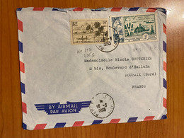 OCÉANE - Lettre De 1955 YT 31 Et 197 - Lettres & Documents