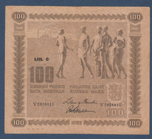 FINLANDE  - 100 Mark  De 1922 - Finlandia