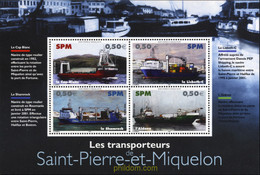 170927 MNH SAN PEDRO Y MIQUELON 2004 BUQUES DE COMERCIO - Oblitérés