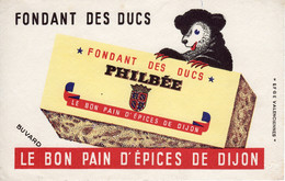Buvard Fondant Des Ducs - PHILBEE - Le Bon Pain D'épices De Dijon - Pain D'épices