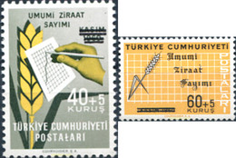 172260 MNH TURQUIA 1963 CENSO AGRICOLA - Verzamelingen & Reeksen