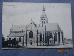 L'EGLISE  AFGESTEMPELD IN 1910 - Vilvoorde