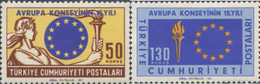 172317 MNH TURQUIA 1964 15 ANIVERSARIO DEL CONSEJO DE EUROPA - Collezioni & Lotti