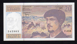 Billet 20 F DEBUSSY - 1997 - 20 F 1980-1997 ''Debussy''