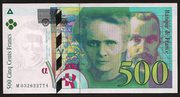 Billet De 500 F Pierre Et Marie Curie 1995 SPL - 500 F 1994-2000 ''Pierre En Marie Curie''