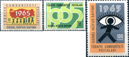 172410 MNH TURQUIA 1965 CENSO POBLACIONAL - Colecciones & Series