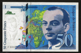 Billet 50 F SAINT-EXUPÉRY 1992 - 50 F 1992-1999 ''St Exupéry''