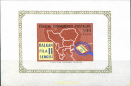 172455 MNH TURQUIA 1966 BALKANFILA II. EXPOSICION FILATELICA DE ESTAMBUL - Collezioni & Lotti