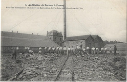 08 Fumay -  Vallee De La Meuse -   Ardoisiere   De Bacara -  Vue Des Machineries  Et Ateliers  De Fabrication De L'ardoi - Fumay