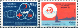 172622 MNH TURQUIA 1969 21 CONFERENCIA SOCIAL DE LA CRUZ ROJA - Collezioni & Lotti