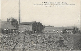 08 Fumay -  Vallee De La Meuse -   Ardoisiere   De Bacara -  Vue Des Machineries  Et Ateliers  De Fabrication De L'ardoi - Fumay