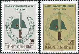 172775 MNH TURQUIA 1973 DIA DE LAS FUERZAS TERRESTRES - Colecciones & Series