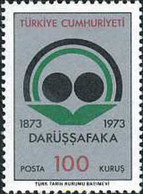 172791 MNH TURQUIA 1973 CENTENARIO DE LA FUNDACION DEL LICEO DARUSSAFAKA - Lots & Serien