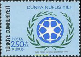 172840 MNH TURQUIA 1974 AÑO MUNDIAL DE LA POBLACION - Collections, Lots & Series