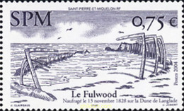 172910 MNH SAN PEDRO Y MIQUELON 2004 NAUFRAGIO DE FULWOOD - Gebraucht