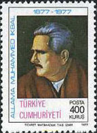 172971 MNH TURQUIA 1977 CENTENARIO DEL NACIMIENTO DE MUHAMMAD IQBAL - Collezioni & Lotti