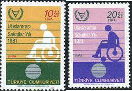 173044 MNH TURQUIA 1981 DIA MUNDIAL DE LAS PERSONAS DISCAPACITADAS - Colecciones & Series