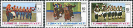 173053 MNH TURQUIA 1981 DANZAS FOLCLORICAS - Lots & Serien