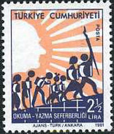 173092 MNH TURQUIA 1981 CAMPAÑA DE ALFABETIZACION - Collezioni & Lotti