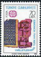 173212 MNH TURQUIA 1984 CONGRESO INTERNACIONAL DE ALFOMBRAS TURCAS - Colecciones & Series