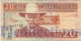 NAMIBIA 20 DOLLARS 2002 PICK 6b AVF - Namibië