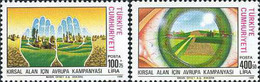 173536 MNH TURQUIA 1988 CAMPAÑA EUROPEA POR LA PROTECCION DEl MEDIO AMBIENTE - Collezioni & Lotti