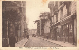 FONTENAY SOUS BOIS : RUE DU PARC - Fontenay Sous Bois