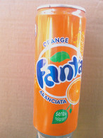 Lattina Italia - Aranciata Fanta - 33 Cl. Tipo Alto -- Vuota - Dosen