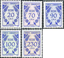 173891 MNH TURQUIA 1984 ORNAMENTOS - Collections, Lots & Series