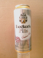 Lattina Italia - Birra Becker's - 50 Cl -  ( Vuota ) - Cannettes