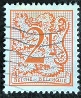 België - Belgique - C12/29 - (°)used - 1978 - Michel 1950 - Cijfer Op Heraldieke Leeuw Met Wimpel - 1977-1985 Cijfer Op De Leeuw