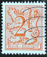 België - Belgique - C12/29 - (°)used - 1978 - Michel 1950 - Cijfer Op Heraldieke Leeuw Met Wimpel - 1977-1985 Figuras De Leones