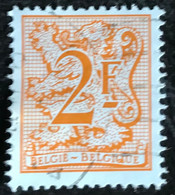 België - Belgique - C12/29 - (°)used - 1978 - Michel 1950 - Cijfer Op Heraldieke Leeuw Met Wimpel - 1977-1985 Cijfer Op De Leeuw