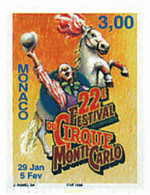 32989 MNH MONACO 1997 22 FESTIVAL DEL CIRCO DE MONTECARLO - Altri & Non Classificati