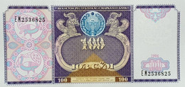Billete De Banco De UZBEKISTÁN - 100 So'm, 1994  Sin Cursar - Otros – Asia
