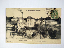 Port Sur Saône Les Grands Moulins Vue Prise De St Valère Timbre 5c Emile Thomas Haute Saone - Port-sur-Saône