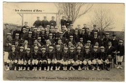 Solesmes - La Jeanne D'Arc - Soc. Organisatrice Concours Fédéral De Solesmes  27 Juin 1909 - Solesmes