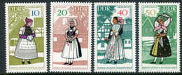 DDR / E. GERMANY 1968 Traditional Costumes III MNH / **.  Michel 1353-56 - Ungebraucht