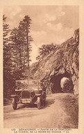 CPA FRANCE - 88 - GERARDMER - Route De La Schlucht - Le Tunnel De La Roche Du Diable - Voiture - LL - Gerardmer