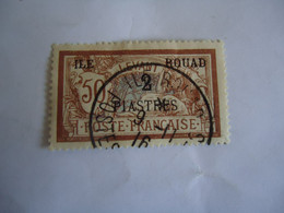 ILLE ROUAD  FRANCE LEVANT  USED  STAMPS  OVERPRINT  WITH  POSTMARK - Sonstige & Ohne Zuordnung