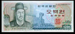 # # # Banknote Südkorea (South Korea) 500 Won (1972) UNC # # # - Korea, South