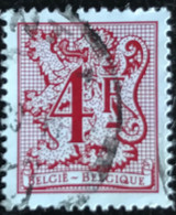 België - Belgique -  12/31 - (°)used - 1980 - Michel 2035 - Cijfer Of Heraldieke Leeuw Met Wimpel - 1977-1985 Chiffre Sur Lion