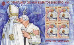 589603 MNH VATICANO 2017 90 ANIVERSARIO DEL NACIMIENTO DEL PAPA EMERITO BENEDICTO XVI - Gebraucht