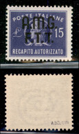 Trieste  - Trieste AMG FTT - 1949 - 15 Lire Recapito (3) - Gomma Integra (120) - Other & Unclassified