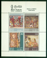 SRI LANKA 1973 Mi BL 3** Rock And Temple Paintings [LA461] - Buddhism