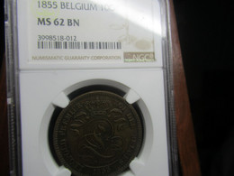 10 Centimes 1855 NGC MS 62 BN - 10 Cent
